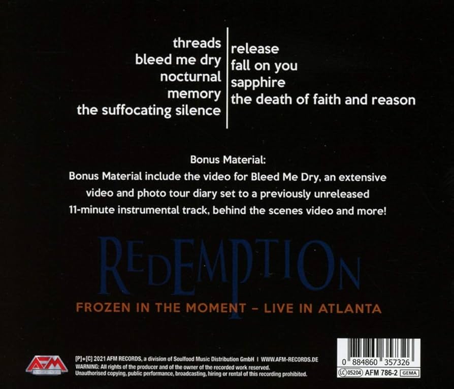 その他 Frozen in the Moment: Live in Atlanta [DVD] FROZEN IN THE MOMENT: LIVE Redemption DVD • Cena, Opinie